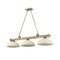 Z-Lite Cordon 3 Light Billiard, Rubbed Brass & Golden Mottle 2306-3RB-DGM14 - alternate 4